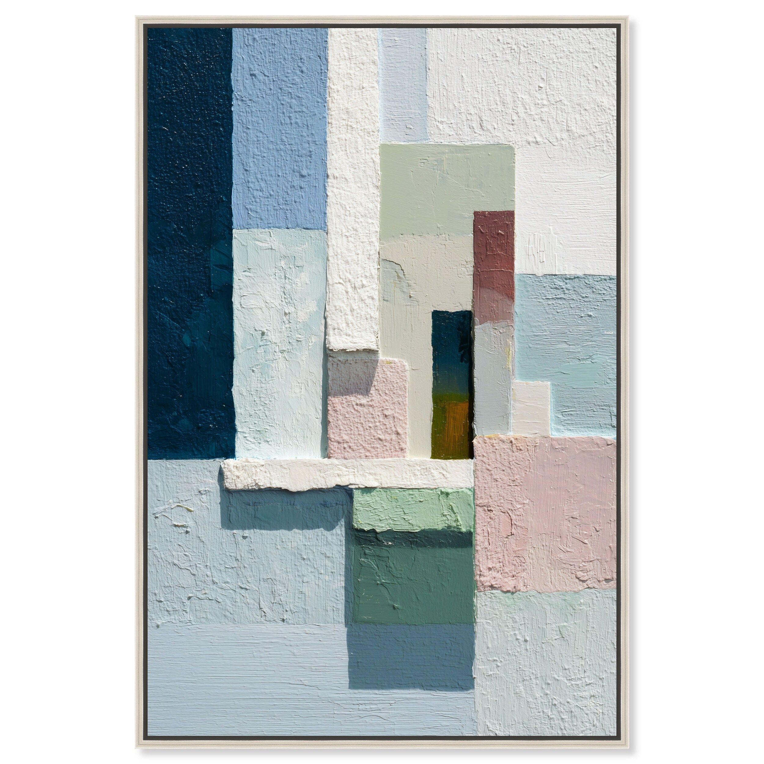 Steadfast Hope Abstract Religious Framed Canvas Print by Art Remedy