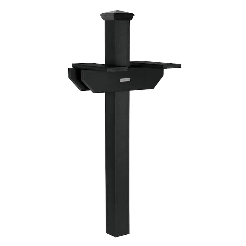 HIGHWOOD Hazelton Double-Sided Mailbox Post
