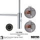 preview thumbnail 9 of 8, Karran All in One Drop-In Quartz Composite 33 in. Single Bowl Kitchen Sink in Black with Faucet KKF220 in Stainless Steel