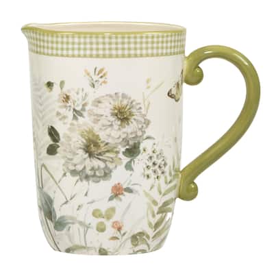 Certified International Green Fields 104 oz. Pitcher - 104oz