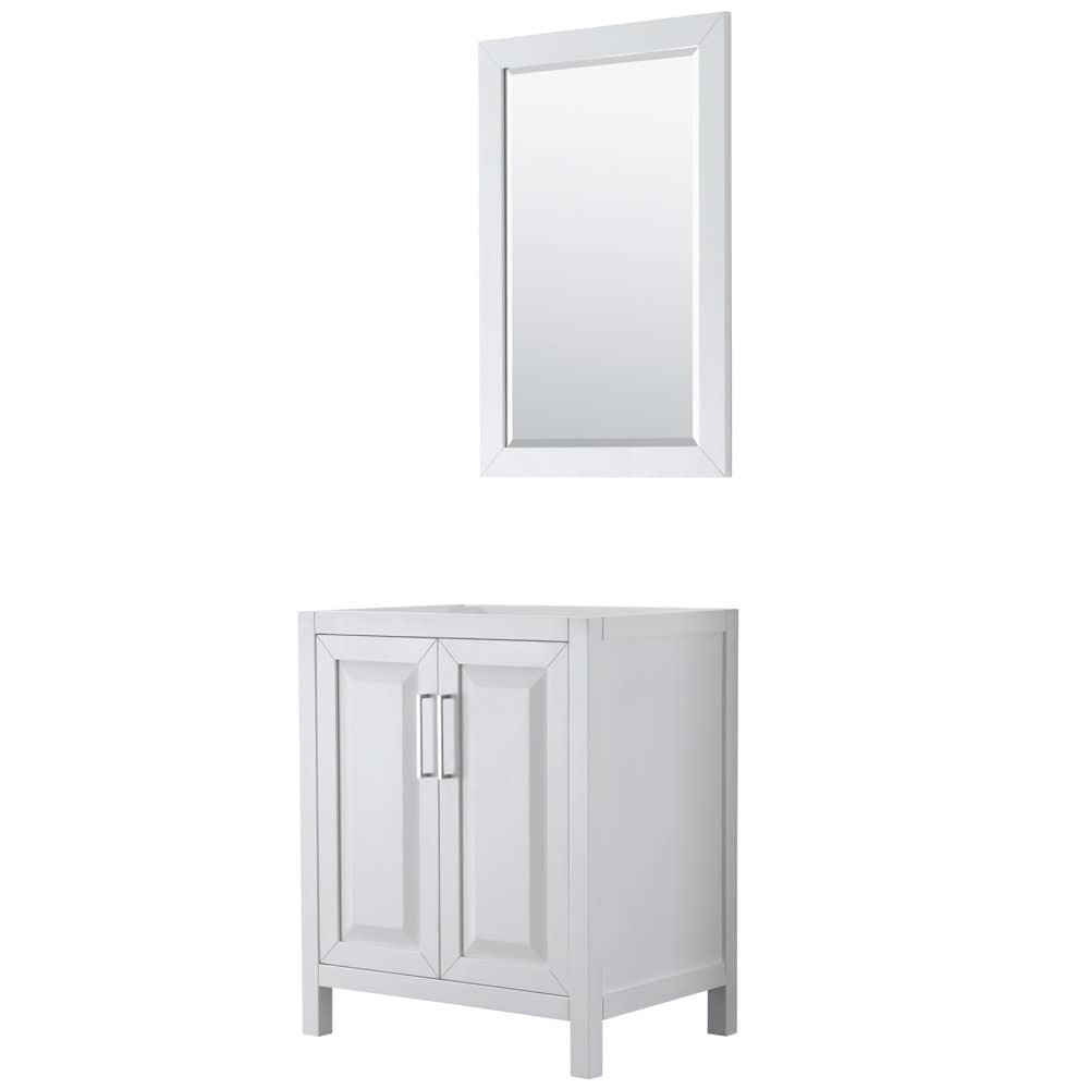 Wyndham Collection Daria 29" Single Free Standing Vanity Cabinet -