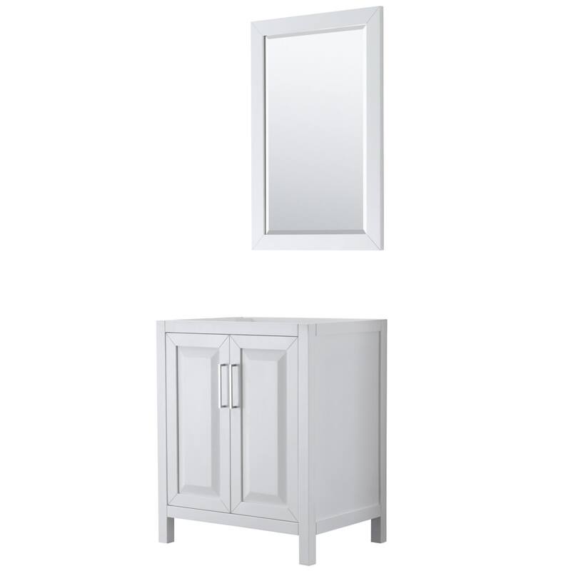 Wyndham Collection Daria 29" Single Free Standing Vanity Cabinet -