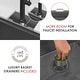 preview thumbnail 10 of 13, STYLISH 42 inch Stainless Steel 16G 70/30 Double Bowl Workstation Sink Dura-Tek