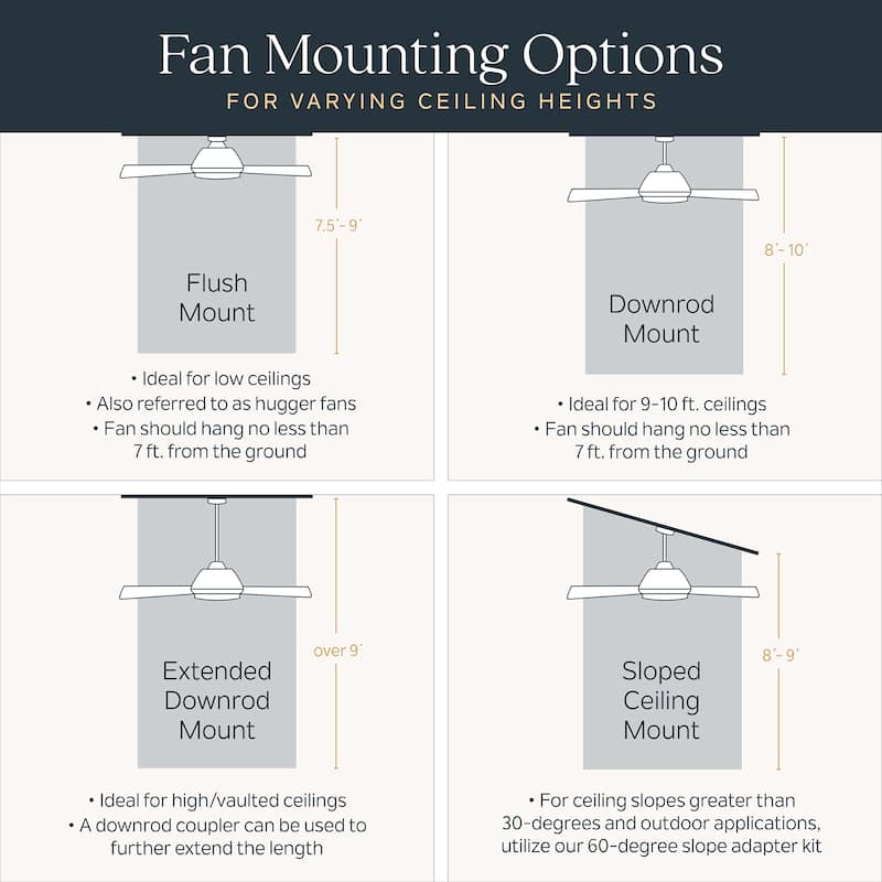 Kichler Lighting Brahm 48 inch Integrated LED Indoor Natural Brass Ceiling Fan