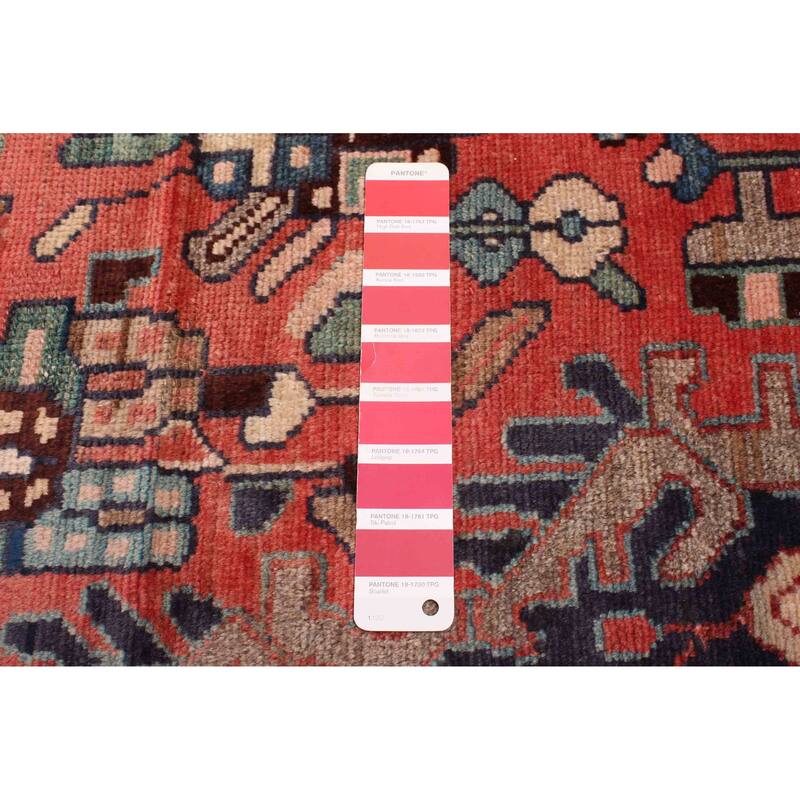 ECARPETGALLERY Hand-knotted Andelz Light Red Wool Rug - 3'7 x 9'6