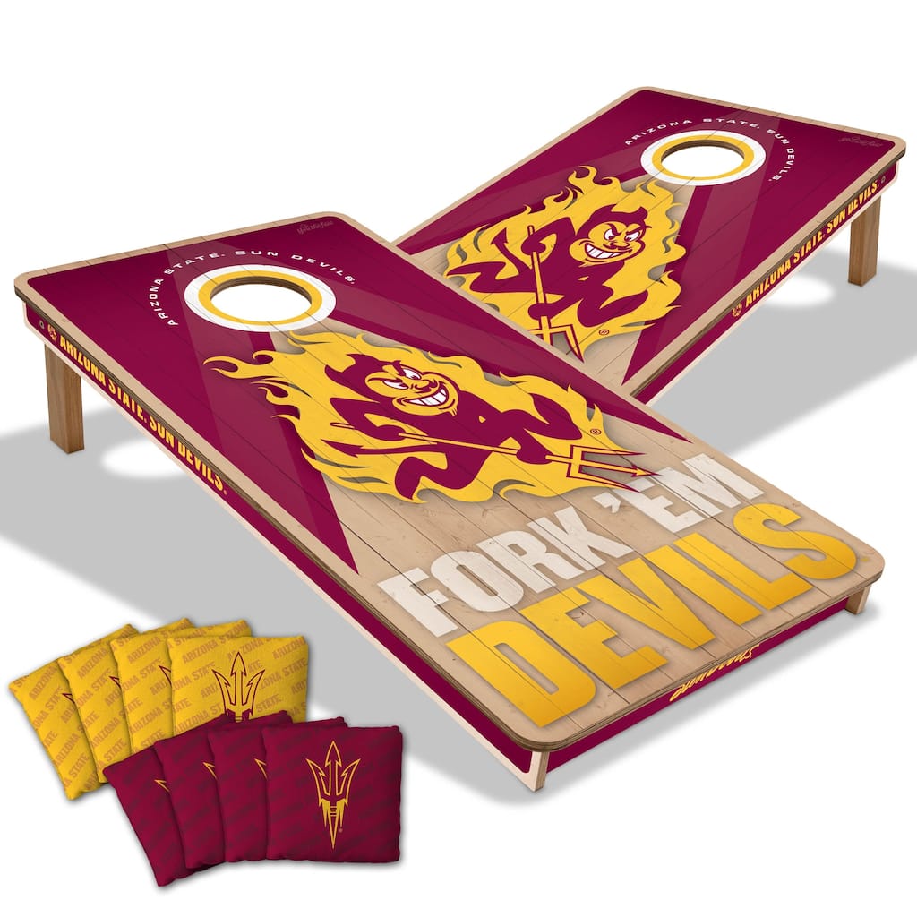 Arizona State Sun Devils NCAA 2x4 Professional Cornhole Board Set