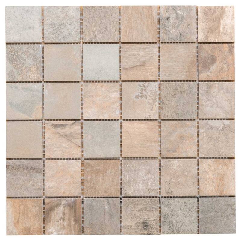 The Tile Life Wells Stone 2x2 Porcelain Floor, Wall & Backsplash Tile