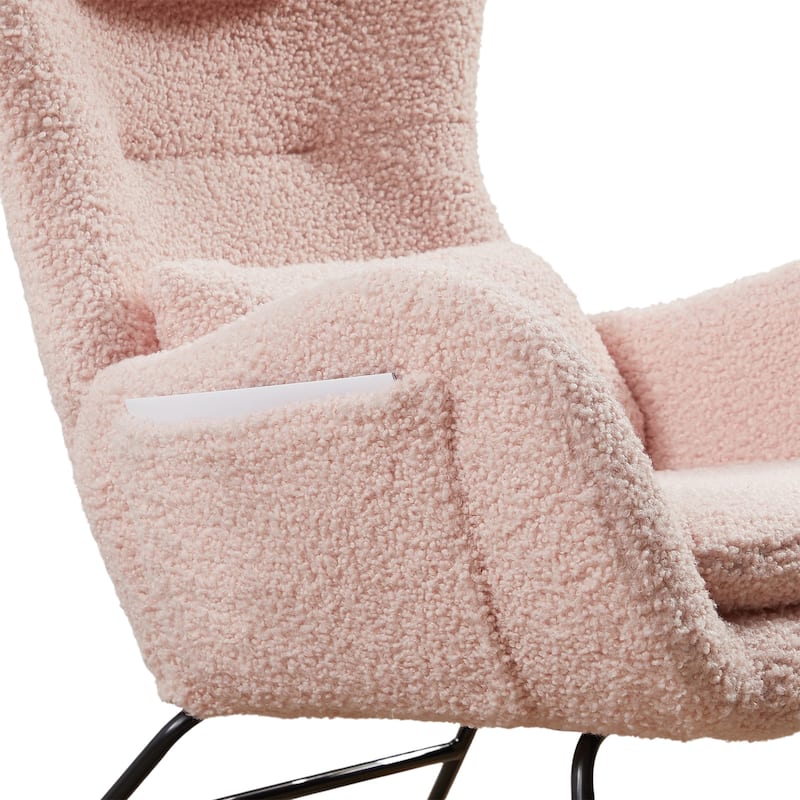 Teddy Fabric Rocking Chair