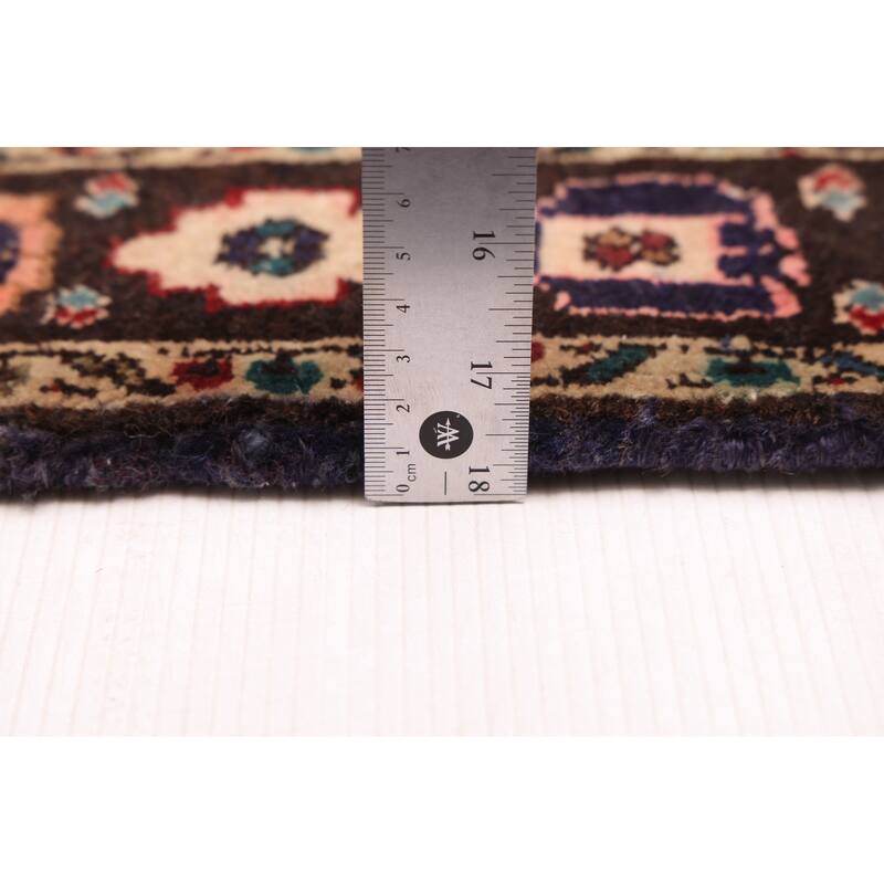 ECARPETGALLERY Hand-knotted Anatolian Vintage Dark Red Wool Rug - 4'1 x 6'4