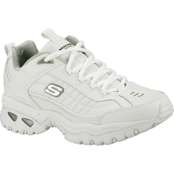 Shop Skechers Men&#39;s Energy After Burn Sneaker White Leather (W) - On Sale - Free Shipping Today ...