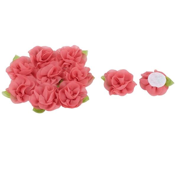 Shop Chiffon Rose Appliques Decor Wedding Ornament Ribbon Flower