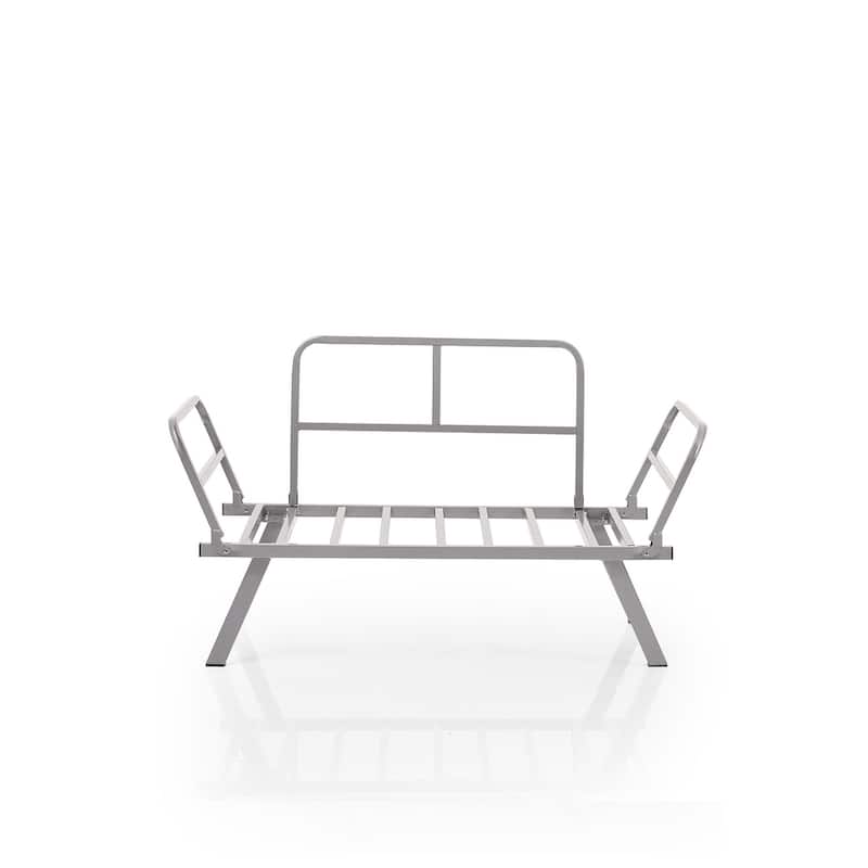 Metal Legs Futon Loveseat