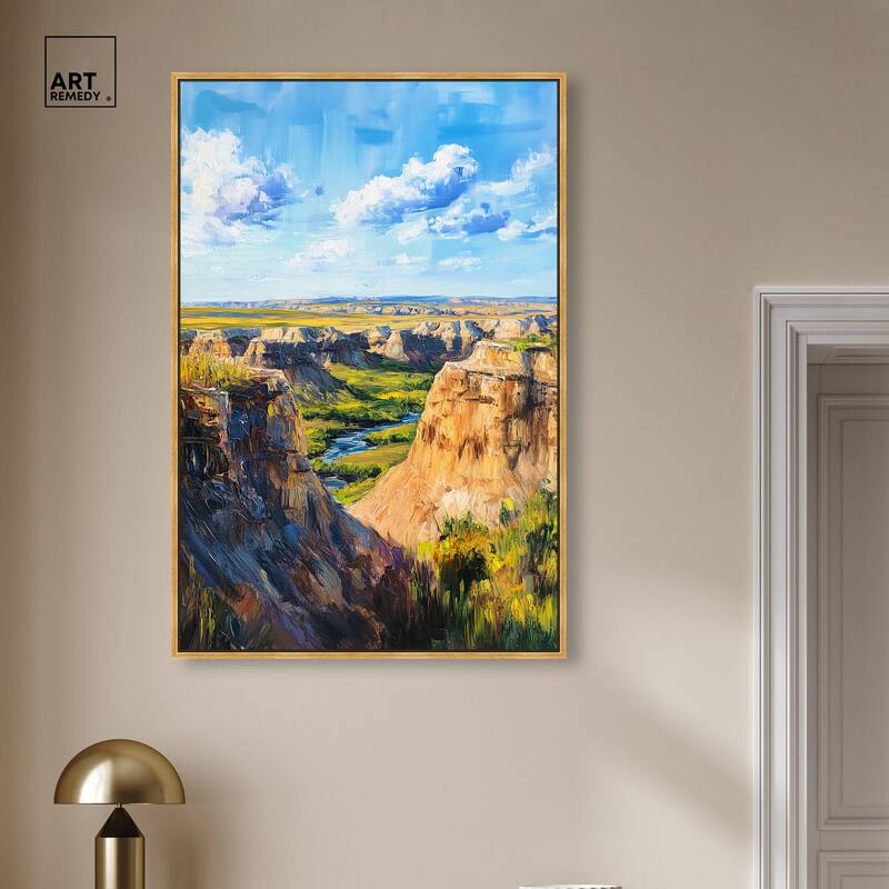 Rolling Hills and Sky II Canvas by Art Remedy
