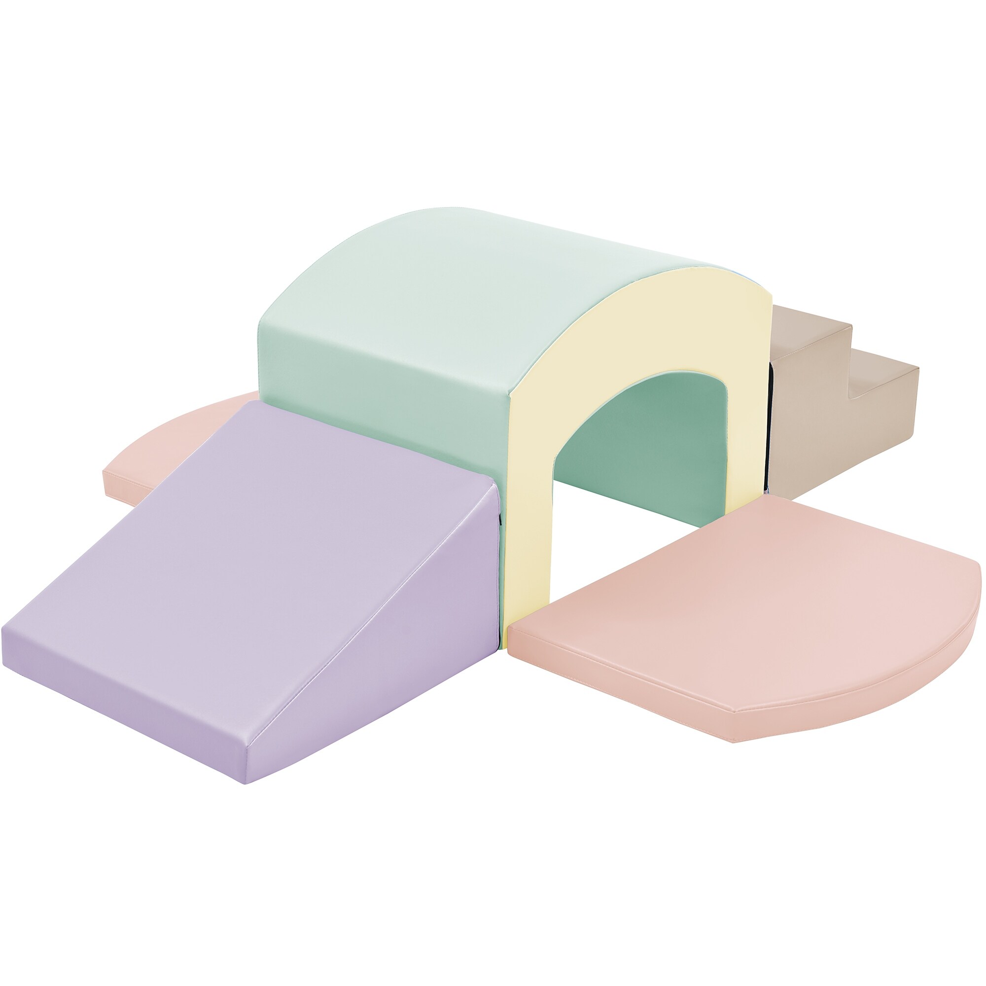 Soft Foam Playset for Toddlers,Single-Tunnel Foam Climber