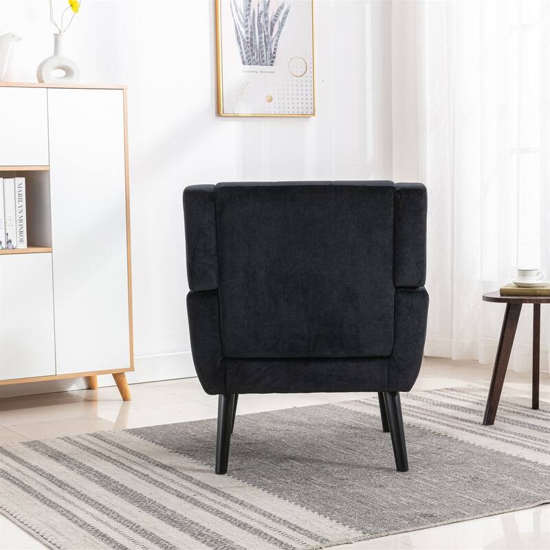 Modern Soft Velvet Material Ergonomics Accent Chair Living Room Chair Bedroom Chair Home Chair