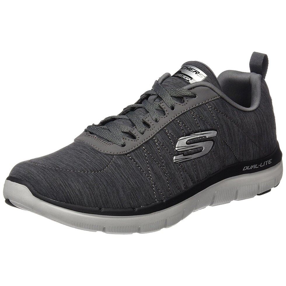 skechers dual lite mens black