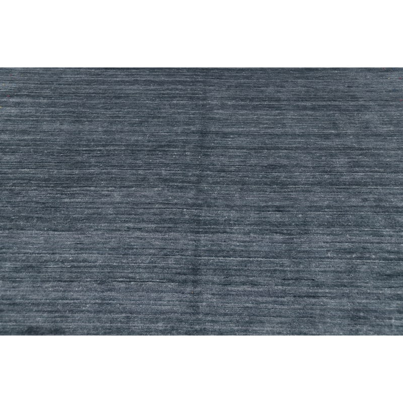 Hand Knotted Oriental 100% Wool Carpet Tribal Animal Pictorial Navy Blue & Blues Gabbeh Area Rug - 12' 4'' X 9' 0''