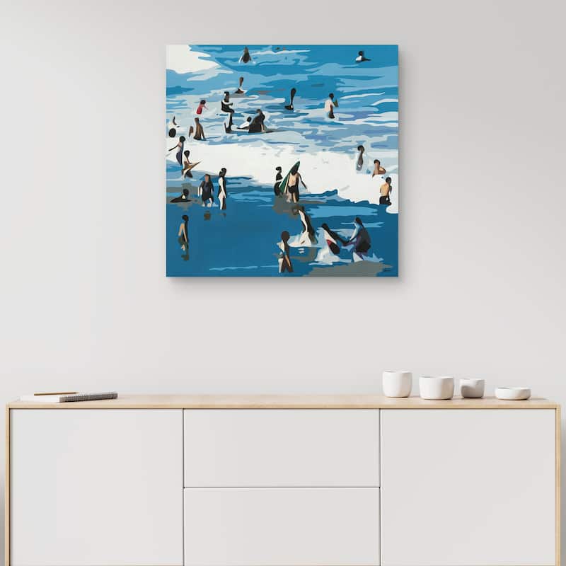 Surf's Up by Bethann Lawson Canvas Art Print