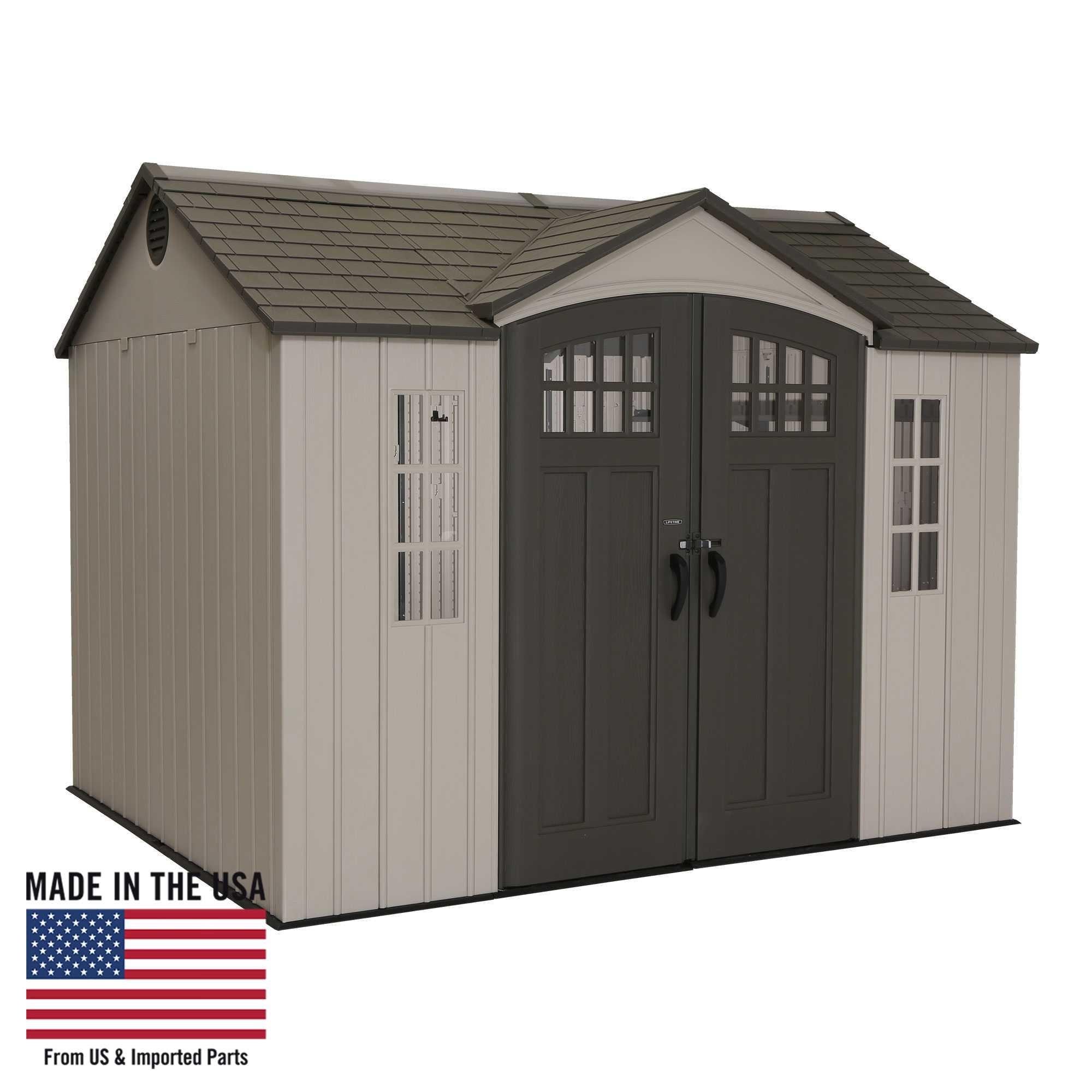 Lifetime 10 Ft. x 8 Ft. Outdoor Storage Shed
