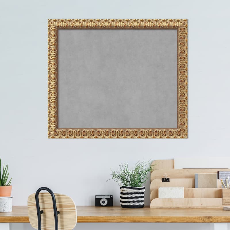 Amanti Art Florentine Gold Framed Magnetic Board