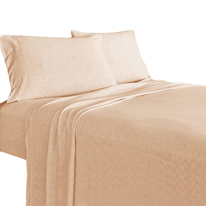 Soft Tees Luxury Jersey Knit Bed Sheet Set