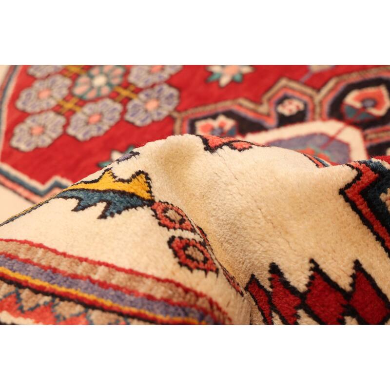 ECARPETGALLERY Hand-knotted Anadol Cream Wool Rug - 3'9 x 10'6