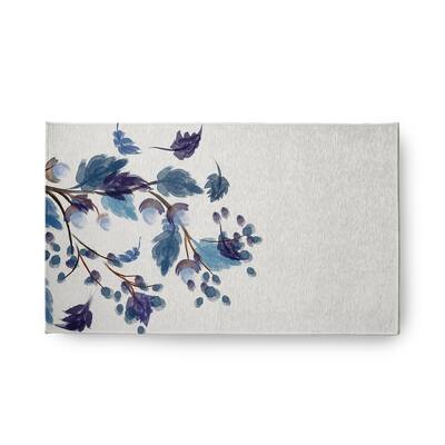 Colorful Leaves Cabin & Lodge Chenille Area Rug