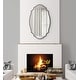 preview thumbnail 3 of 70, Kate and Laurel Leanna Scalloped Oval Wall Mirror
