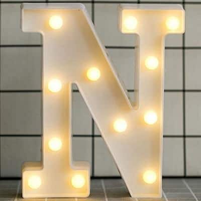 Luminous LED Letter Night Light English Alphabet Number Lamp Wedding Party Decoration Christmas Home Decoration AccessoriesN
