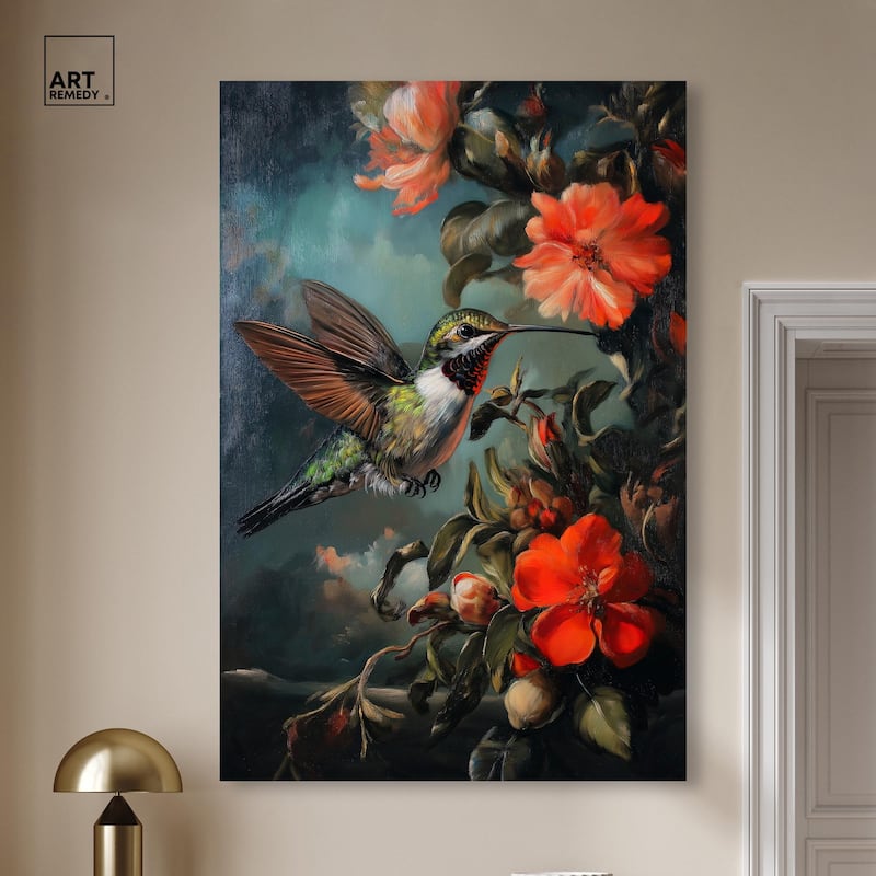 Whirring Wings II Canvas by Art Remedy, Gallery Wrapped