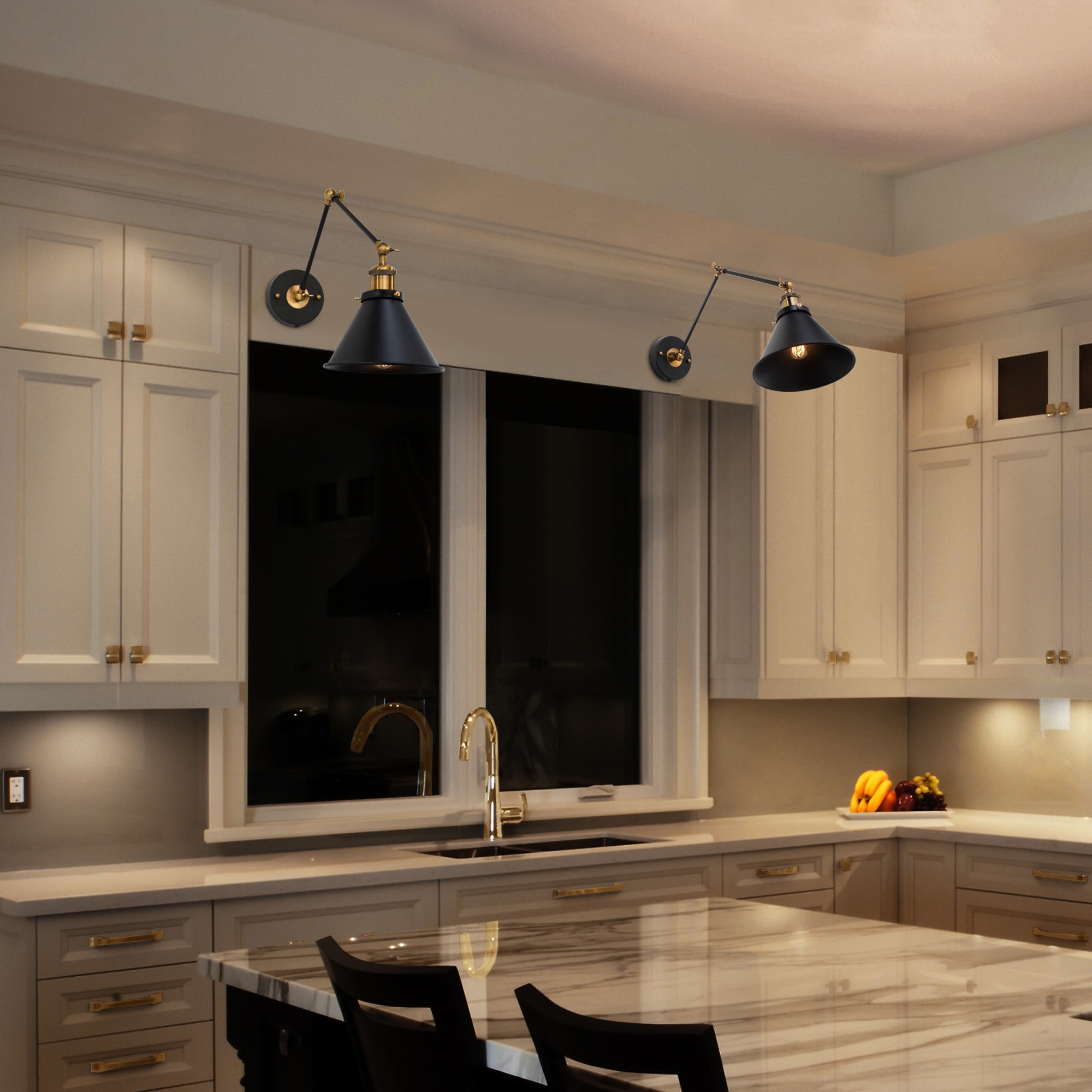 Black ceiling and wall lights 2025