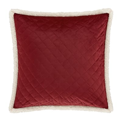 J. Queen New York Casey Sherpa Euro Quilted Sham