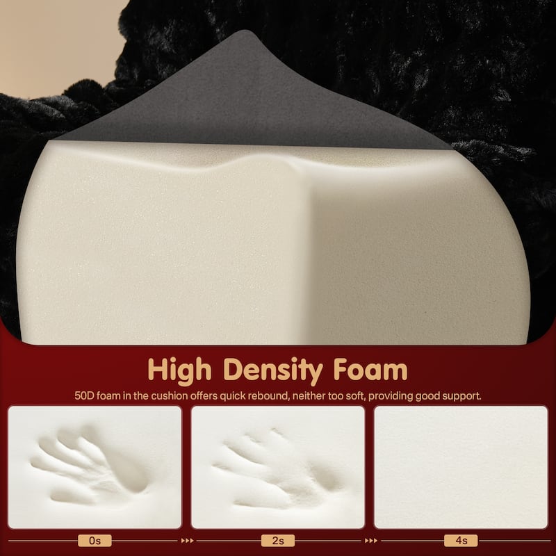 OVIOS Cloud-Like Plush Bean Bag Chair (Reinforced Pile Edition)