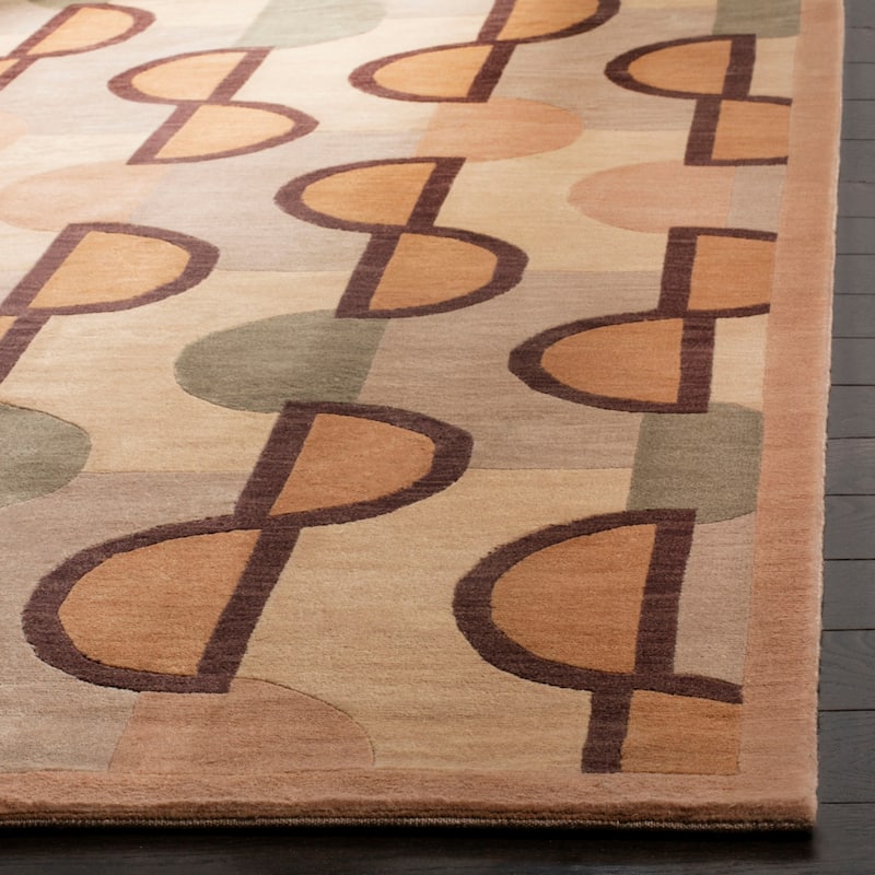SAFAVIEH Couture Hand-knotted Tibetan Yusrah Modern Wool Rug