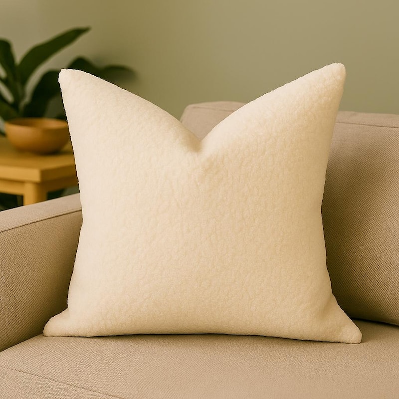 Homey COZY Sherpa Throw Pillow