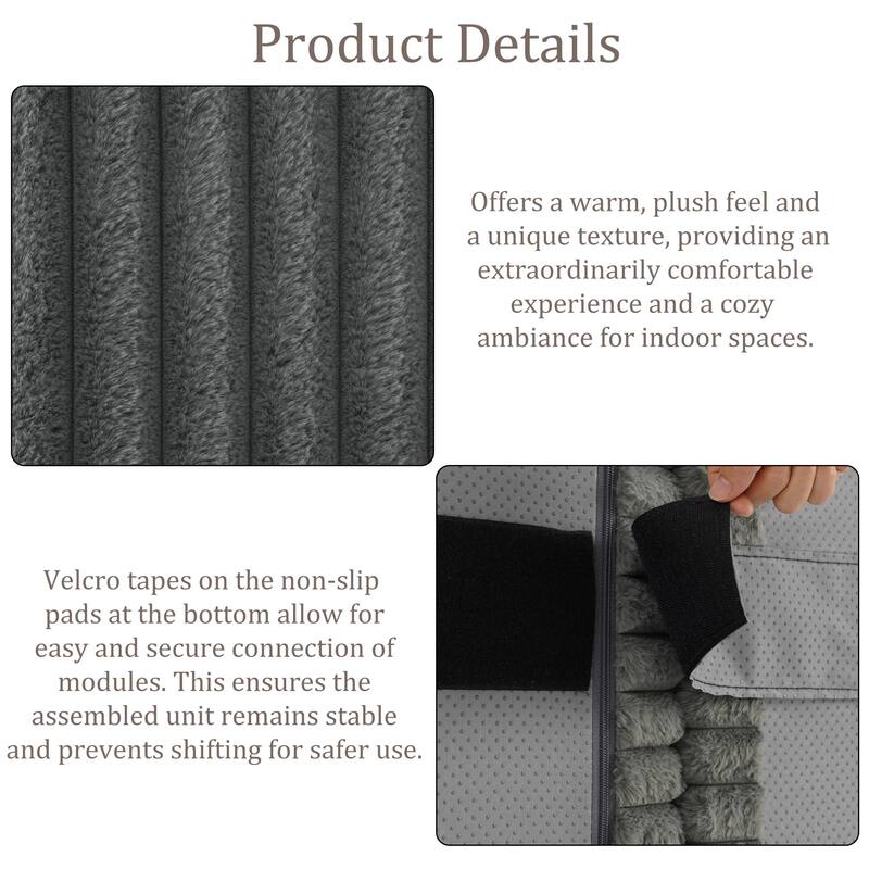 Modern Oversized plush Sofa Bed