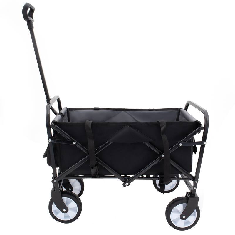 225 lb Collapsible Wagon Cart with Strapping System