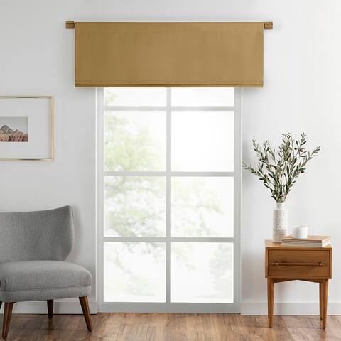 SunVeil Vanderbilt Straight Pleated Window Valance - 50"Wx18"L