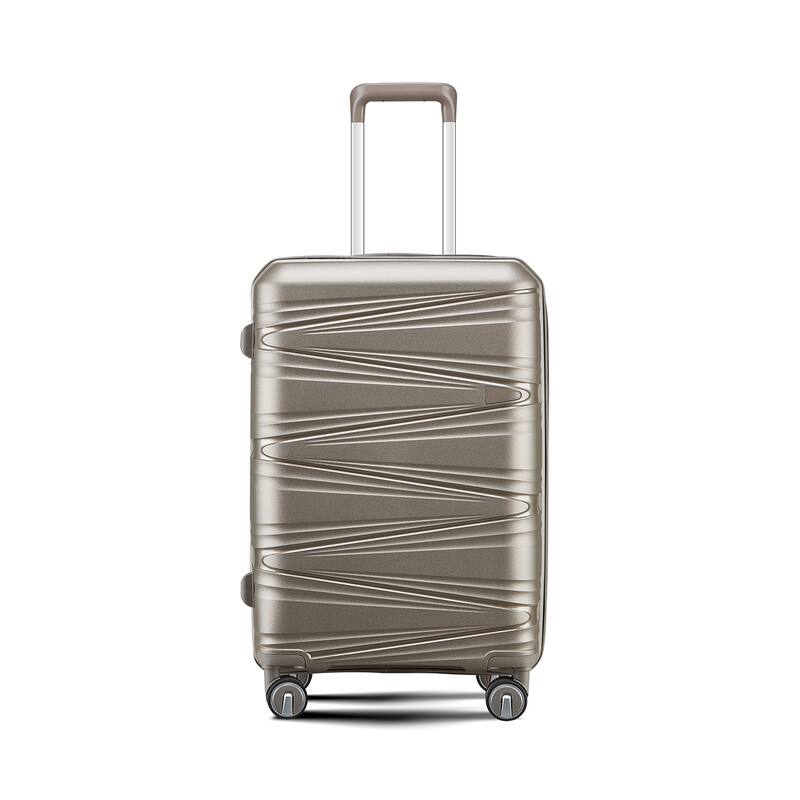 Luggage 4 Piece Sets(14/20/24/28), Carry on Hard Shell Lightweight Expandable Suitcase Set with Spinner Wheels & TSA Lock