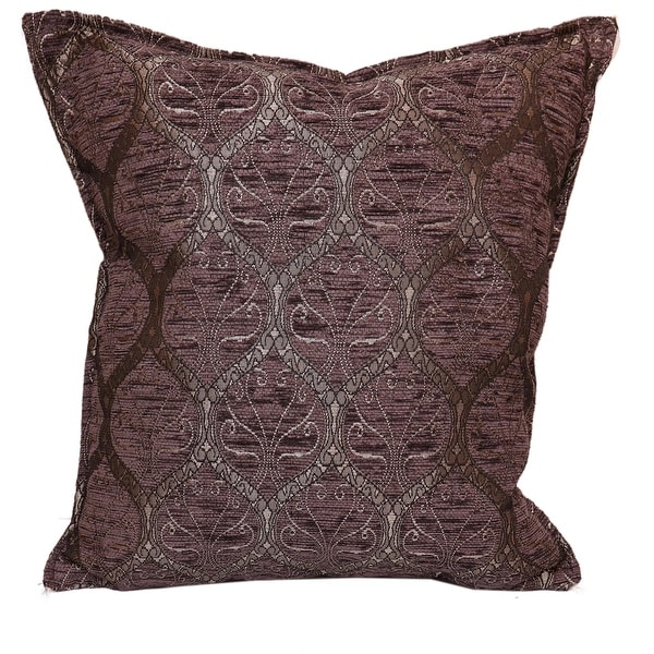 Trellis Myrtus Chenille Decorative Contemporary Turkish Pillow. Opens flyout.