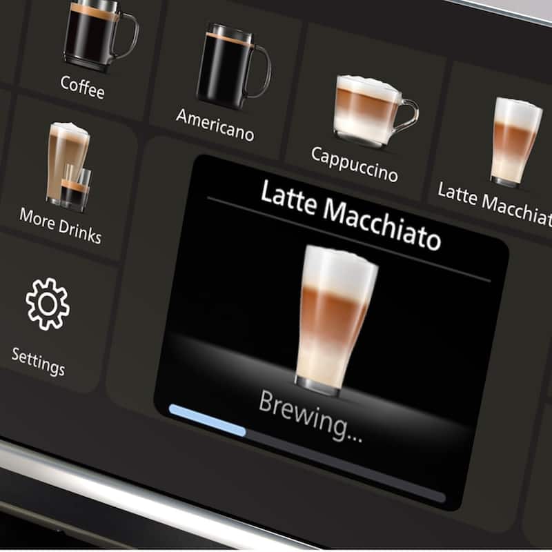 Philips 5500 Fully Automatic Espresso Machine with LatteGo Milk Frother, Grey Chrome