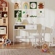 preview thumbnail 6 of 28, Costway Kids Desk and Chair Set with Storage Drawer and Hutch, Student - See Details