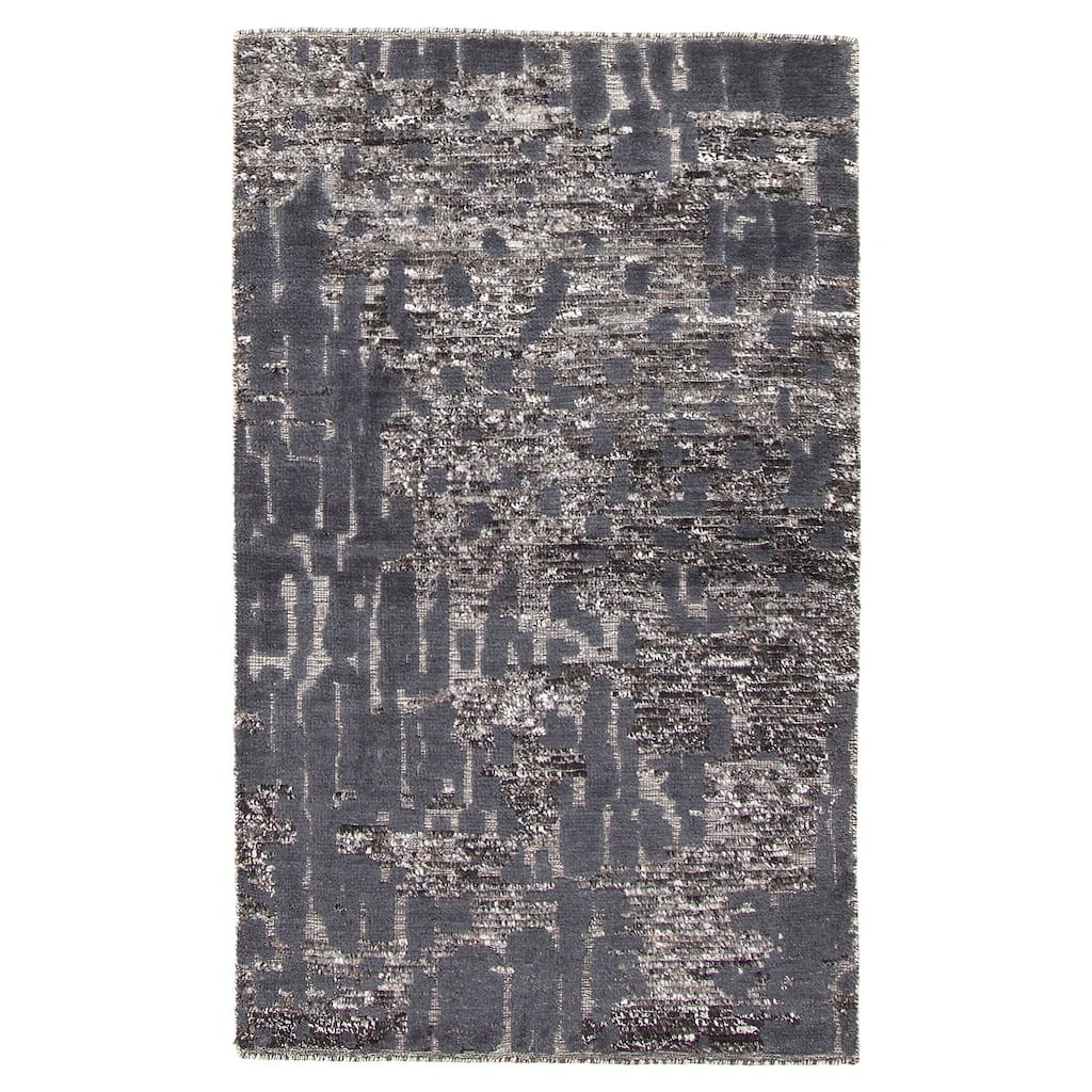 ECARPETGALLERY Hand-knotted Tangier Grey Wool Rug - 3'1 x 5'1