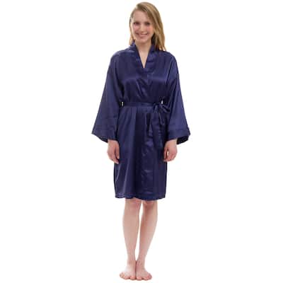 Women's Silky Satin Robe