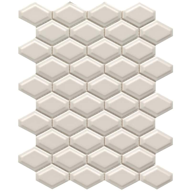 Emser Tile F14CATC1013MHWP Catch - 10" x 13" Dimensional Wall Tile - - Fawn