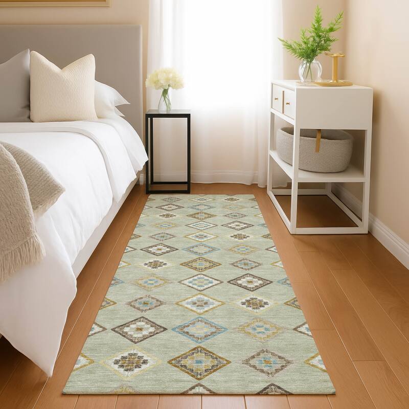 Machine Washable Indoor/ Outdoor Global Flagler Chantille Rug