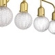 preview thumbnail 8 of 8, Modern Glam 6-light Bathroom Vanity Light with Crystal Shade - 44 inches