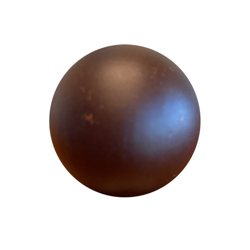 1.5"H Walnut Dark Ball Finish Lamp Finial