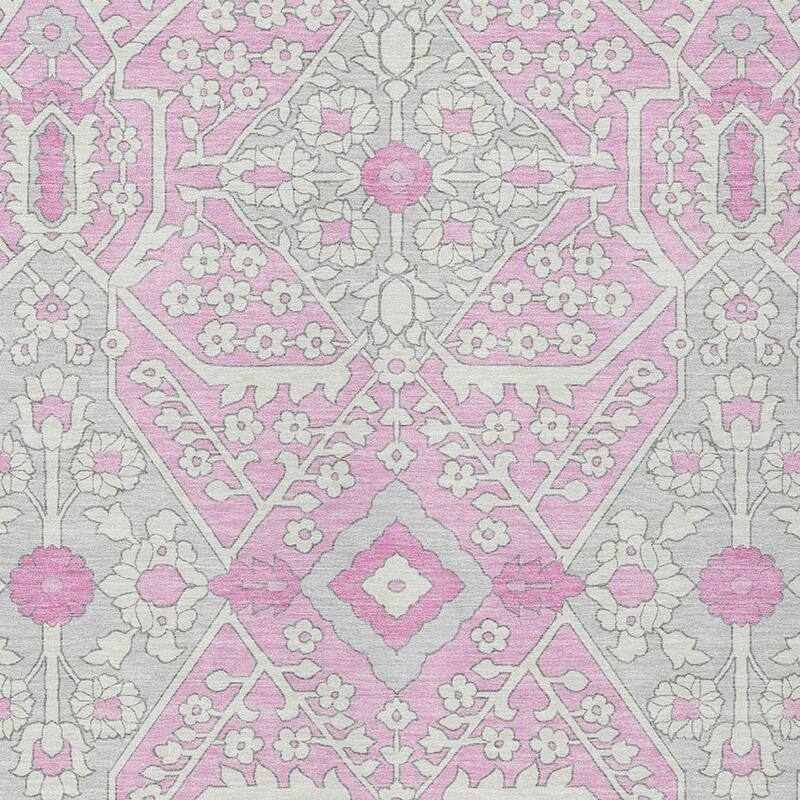 HomeRoots Floral Transitional Rectangle Outdoor Rug