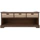 preview thumbnail 33 of 53, SAFAVIEH Landers 3-Drawer Bottom Shelf Storage Bench - 47.3" W x 15" L x 19" H
